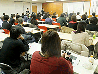 70人が参加した医科歯科連携研究会の様子 70人が参加した医科歯科連携研究会の様子