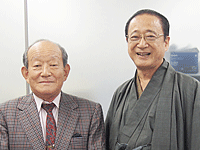 小島靖理事と前進座・嵐圭史さん