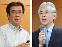 演者の江頭健輔先生(左)と廣江道昭先生(右) 演者の江頭健輔先生(左)と廣江道昭先生(右)