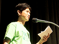 分科会で司会を務めた山崎広樹先生 分科会で司会を務めた山崎広樹先生