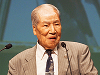 被爆体験を語る坪井直さん 被爆体験を語る坪井直さん