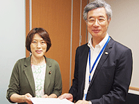 田村智子議員(共産党、参・比例) 田村智子議員(共産党、参・比例)