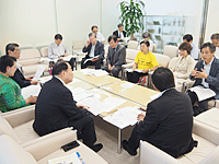 都議会「公明党」との懇談